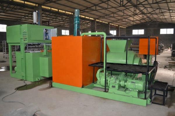 Buy cheap Waste Paper Recycle Used making machine egg tray carton with 2 aluminum molds from wholesalers