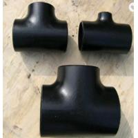 Buy cheap DIN Steel Butt Weld Tee , Equal Galvanized Pipe Tee Seamless product