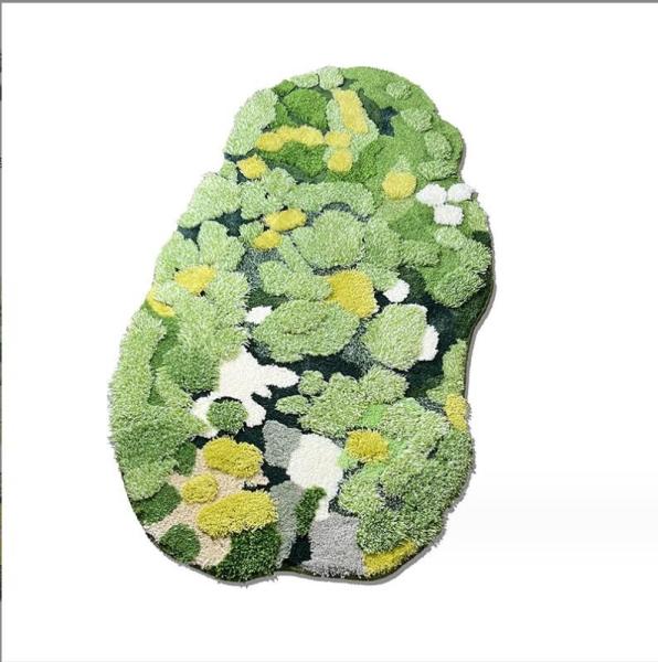 Buy cheap Irregular Polyacrylonitrile Fiber Bedroom Floor Carpet Minuta Pattern European Special Style from wholesalers