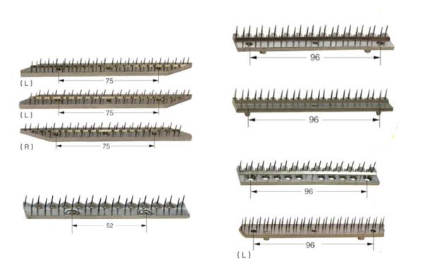 Buy cheap Pin Bar Chemical Resistance Stenter Machine Parts Pin Metal Plates from wholesalers
