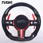BMW Standard Universal LED Display Carbon Fiber Steering Wheel Flat Bottom