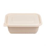 1000ML Corn Starch Packaging Food Takeaway Boxes For Lunch