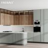 Buy cheap Custom Factory Direct Modern White Traditional Modular Lacquer Finish Handless Plywood Kitchen Cabinets from wholesalers