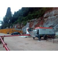 Buy cheap High Efficiency Mobile Concrete Pump 186kw 500L Oil Tank Volume Easy Operation product