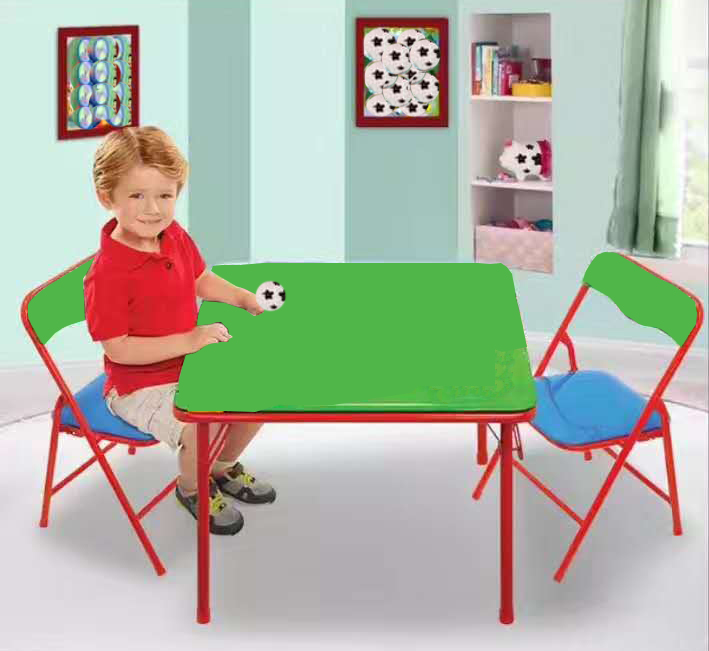 Easy Cleaning Childrens Folding Table Stability and Noise Free Childrens Folding Desk