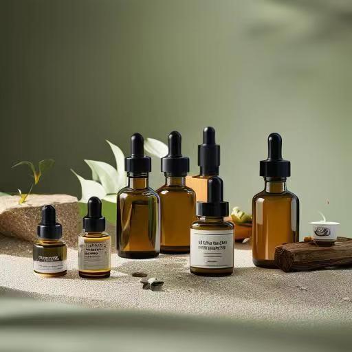 Travel Friendly Amber Essential Oil Bottle With Plastic Dropper Head And Glass
