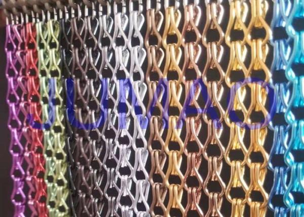 Buy cheap Aluminium Metal Chain Link Curtains Insect Fly Door Blinds Screen Pest Control from wholesalers