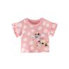Buy cheap 100cm Toddler Short Sleeve Loose Tops Cotton Round Neck T Shirt Sports from wholesalers