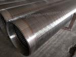 273mm Diameter Deep Well Water Well Screen 3 Meters Length With Welded Rings