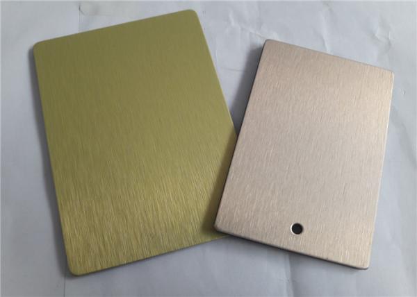 Film Protective Decorative Aluminum Sheet Light Weight Good Rigidity High