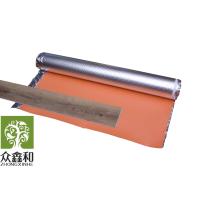 Buy cheap 1.1m Width 2mm Rubber Laminate Floor Underlay Orange Allergy Friendly product