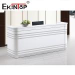 Buy cheap Multifunctional L Shaped Reception Desk , Reception Computer Table OEM ODM from wholesalers