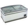 Buy cheap 1040L Top Four Sliding Glass Door Island Display Freezer / Horizontal Commercial Refrigerator from wholesalers