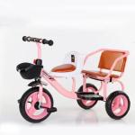 Outdoor Child Bike 2023 Double Tricycle with Fast Loading Handlebars and Large