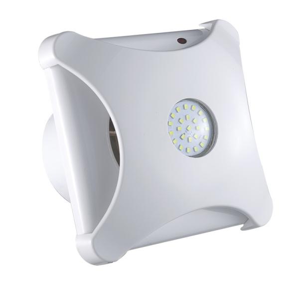 Buy cheap Wall Fan 100-150mm 4 6 inches 220V/110V Shutter Ventilation Extractor Fan with LED lighting and Plastic Blade from wholesalers