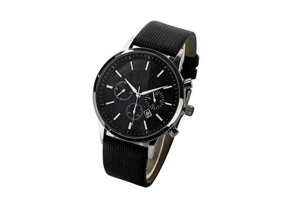 Buy cheap Male Stainless Steel Export Timepieces 30m Water Resistant Leather Strap from wholesalers