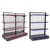 Buy cheap Light Duty Mesh Back Gondola Shelving Grid Display Supermarket Shelf from wholesalers