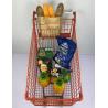 Buy cheap 210L Customized Metal Supermarket Shopping Trolley European Type Red And Green Color from wholesalers