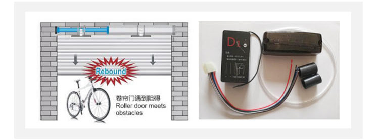 6*6m PVC High Speed Roller Shutter Door Plastic Fabric 25m/S Wind Resistant