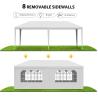 Buy cheap Outdoor Wedding Party Tent Camping Shelter Gazebo Canopy Removable Sidewalls Easy Set Gazebo BBQ Pavilion Canopy from wholesalers
