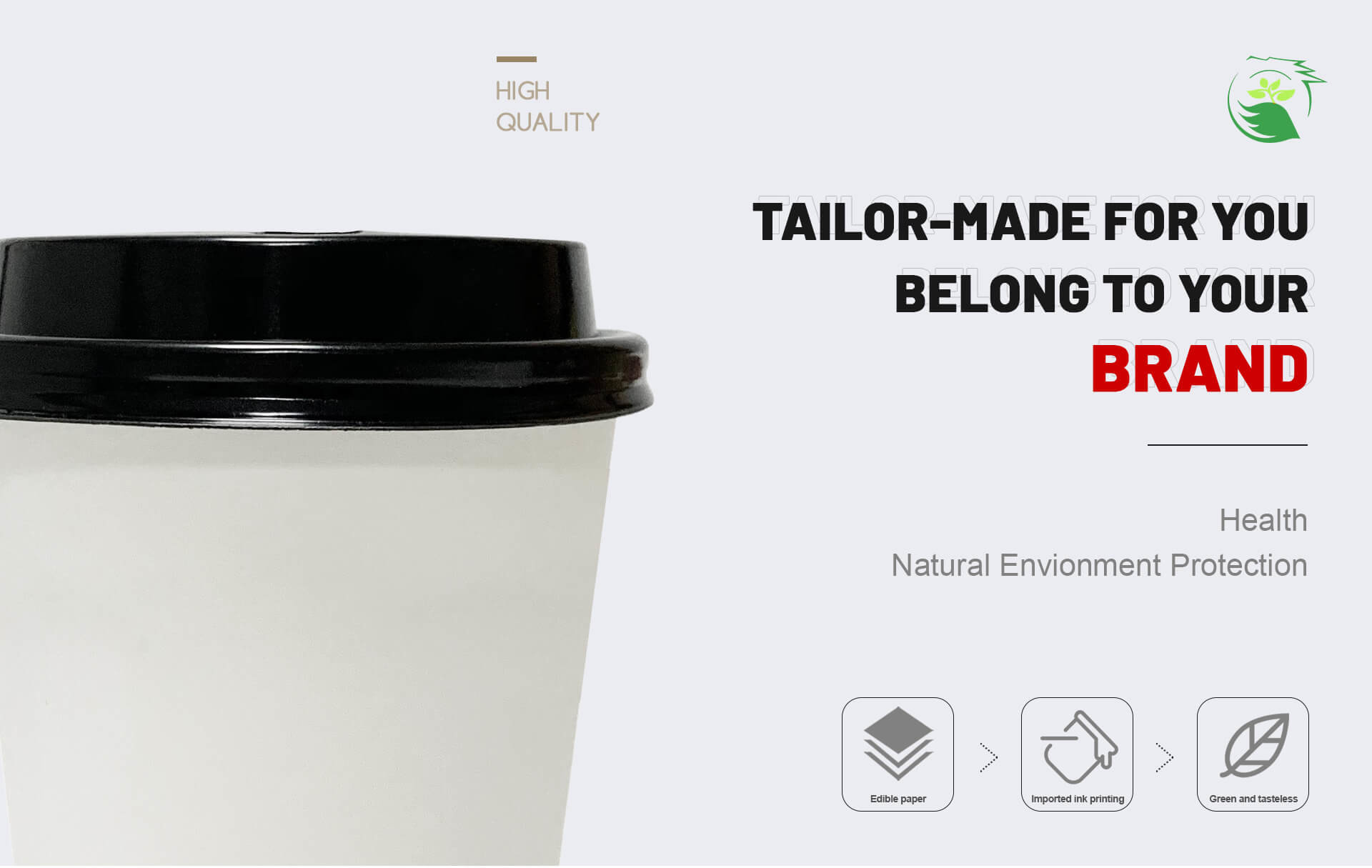 PLA Cold Cup Strawless Sip Lid CPLA Cover Compostable Plastic Lids 80mm OEM