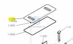 YN17M01291F1 Kobelco Cab Rear Cover For SK130-8 SK200-8 SK330-8 Excavator Parts