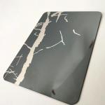 1.2mm Black 304 Rose Gold Etched Stainless Steel Sheet Mirror SS Fabrication
