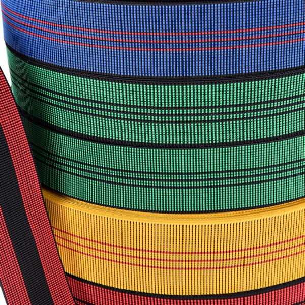 Buy cheap PP Upholstery Elastic Webbing Jacquard Elastic Furniture Straps from wholesalers