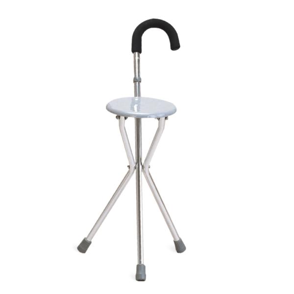Buy cheap Affordable Adjustable Collapsible Walking Cane Custom Drive Folding Cane Seat from wholesalers