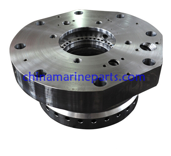 Low-speed marine diesel engine MAN S series of high-strength cylinder head cylinder head