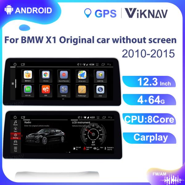 Buy cheap 12.3inch IPS Screen BMW X1 Radio Double Din Android 10.0 Head Unit from wholesalers