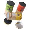 Buy cheap Cardboard Paper Tube Packaging Box , Round Tea Box Foil Stamping from wholesalers