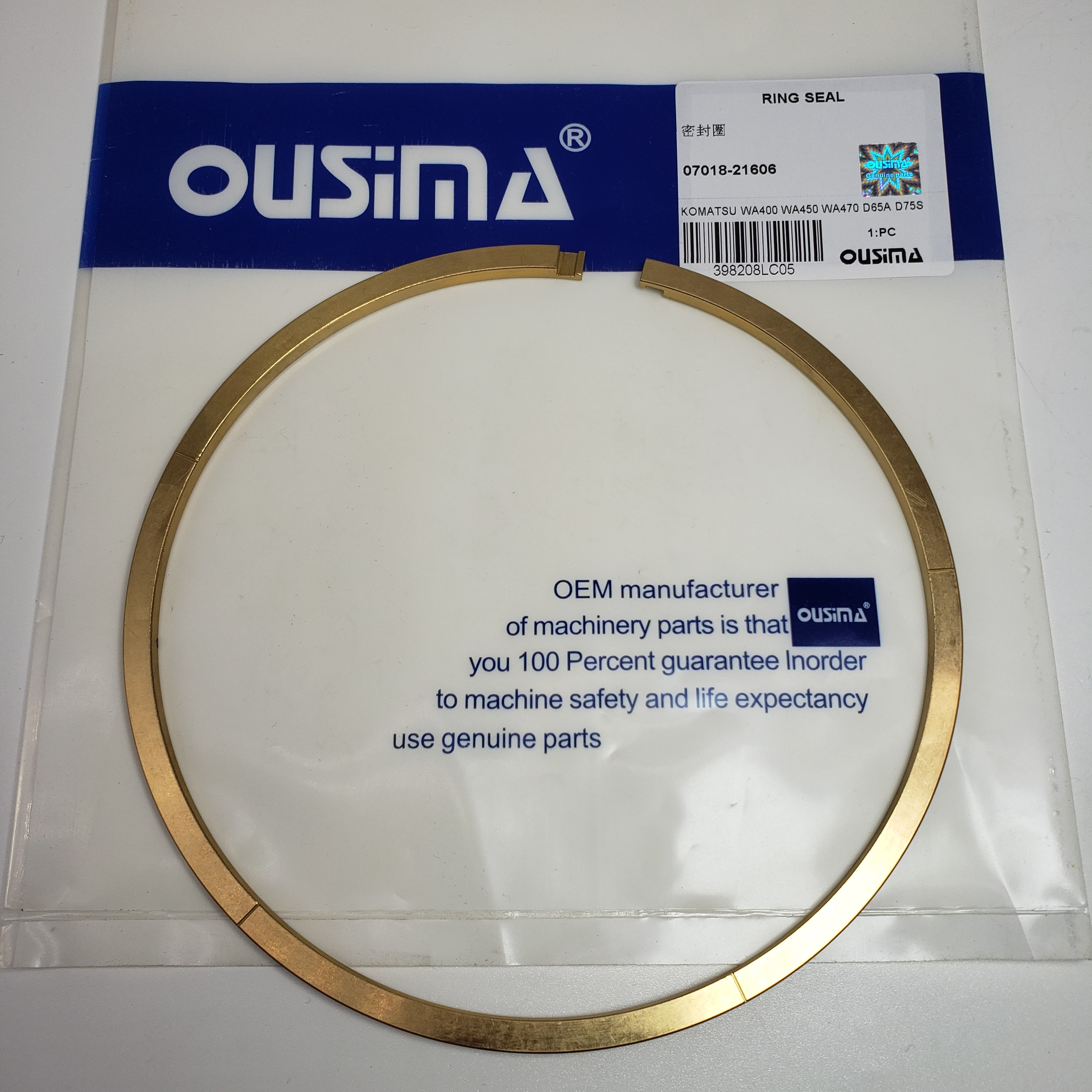 Seal Ring 07018-21606 For KOMATSU WA420 WA450 D65E D65P D75S