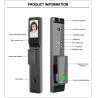 Buy cheap Glomarket Tuya Digital Smart Lock Fully Automatic Biometric System Security Fingerprint 3d Face Recognition Password Door Lock from wholesalers
