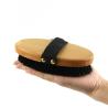 Buy cheap 16.5 cm Wooden Optional Color Horse Grooming Brush With Black Nylon Strap from wholesalers