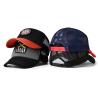 Buy cheap Plastic Button Sponge Trucker Caps Curved Brim High Quality Logo Polyester Caps from wholesalers