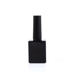 10ml 15ml Rectangular Glass Black Nail UV Gel Polish Packing Empty Square Shape