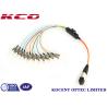 Buy cheap OM1 62.5 OM2 50/125 MPO To 12 ST Fiber Optic Breakout Cable Multimode Long Lifespan from wholesalers
