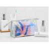 Buy cheap Portable laser TPU web celebrity ins style cosmetics storage bag simple transparent carry-on makeup bags from wholesalers