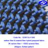 Buy cheap Plane Pattern Carbon Aramid Fabric Carbon Blue Carbon Kevlar Hybrid Fabric from wholesalers