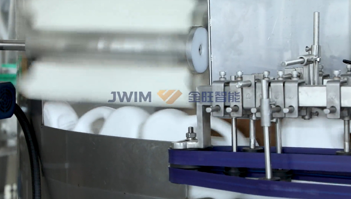 Robotic Bottle Unscrambler Machine Quick Bottle Size Switch 80-1000ml 10000BPH