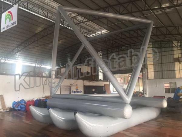 Buy cheap Special Design Grey Inflatable Fly Fishing Boats For Sailing Games Use from wholesalers