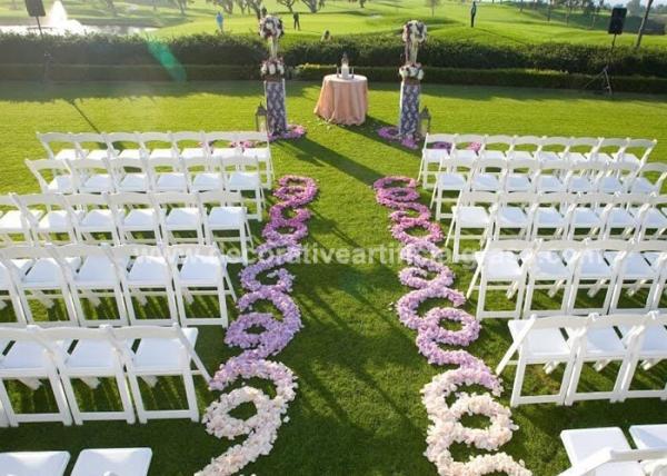 Buy cheap 5cm*5cm Faux Flower Petals Bulk For Wedding Valentine'S Day from wholesalers