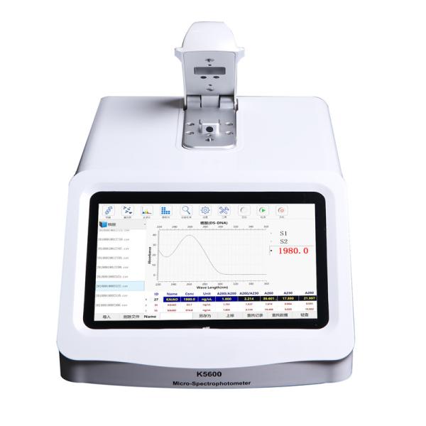 Buy cheap K5600 Nucleic Acid Nanodrop Microvolume Spectrophotometer WIFI Remote ISO from wholesalers