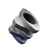 Buy cheap Melting Zone Triple Screw Extruder Screw Elements 30° - 90° Angle Design product
