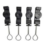 Indoor and Outdoor Installation Tension Cable Fiber Optic Flat Open Hook S Type