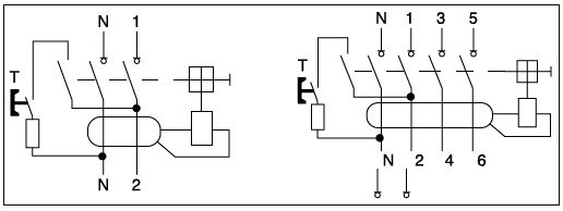 Isolation 4P RCCB Magnetic Residual Circuit Breaker 6KA