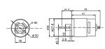 20W Electric Dc Motor Output Power 36V DC Motor For Medical Devices