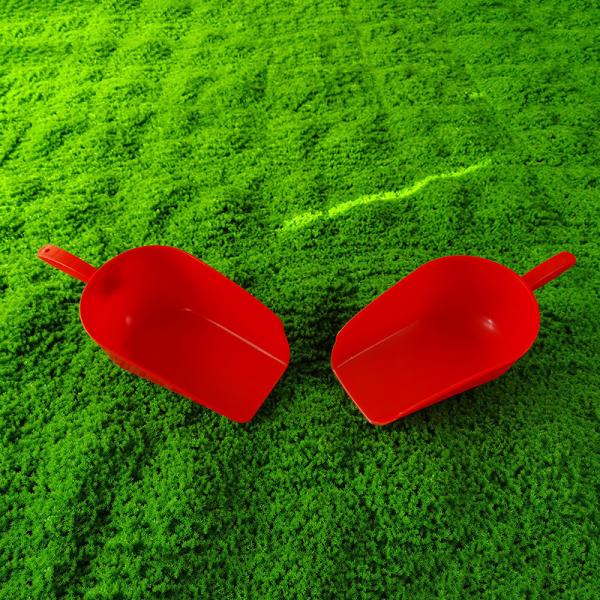 Buy cheap Eco Friendly Orange Plastic Feed Scoop Shovel With High Durability For Feeding from wholesalers