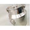 Buy cheap Sealed bucket 14 Litres Restaurant food container 201 Stainless Steel milk can from wholesalers